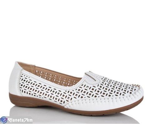 Туфлі жіночі на літо (8 пар р.37-42) білий  "ZORINA"
