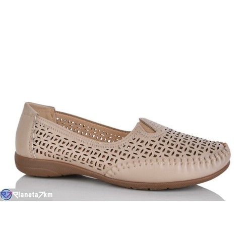 Туфлі жіночі на літо (8 пар р.37-42) коричневий  "ZORINA"