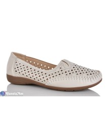 Туфлі жіночі на літо (8 пар р.37-42) бежевий  "ZORINA"