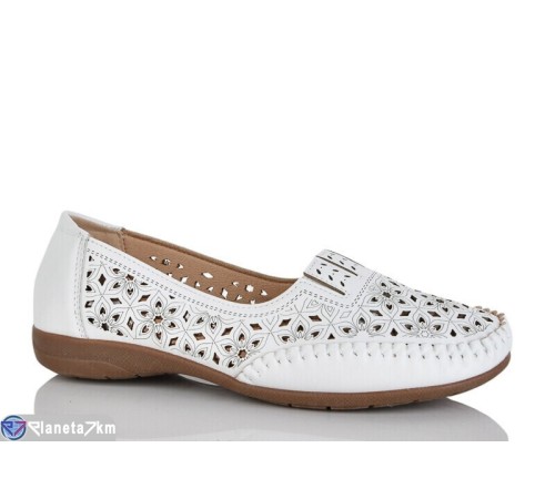 Туфлі жіночі на літо (8 пар р.37-42) білий  "ZORINA"
