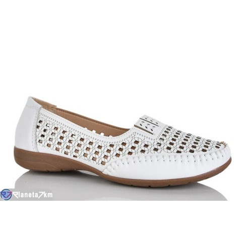 Туфлі жіночі на літо (8 пар р.37-42) білий  "ZORINA"