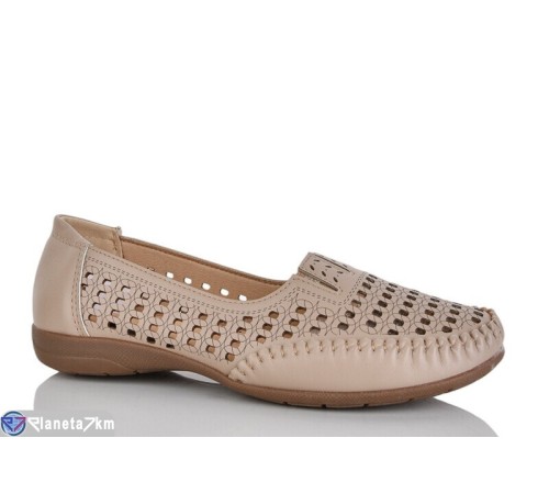 Туфлі жіночі на літо (8 пар р.37-42) коричневий  "ZORINA"