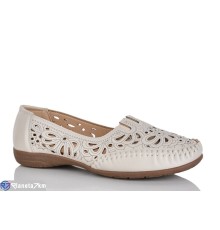 Туфлі жіночі на літо (8 пар р.37-42) бежевий  "ZORINA"