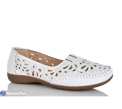 Туфлі жіночі на літо (8 пар р.37-42) білий  "ZORINA"