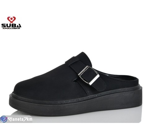 Жіночі сабо на літо (8 пар р.37-41) чорний  "SUBA"