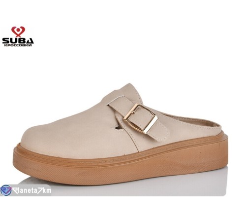 Жіночі сабо на літо (8 пар р.37-41) бежевий  "SUBA"