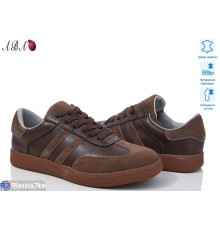 Кросівки жіночі на весну/осінь (8 пар р.36-41) коричневий  "Aba"