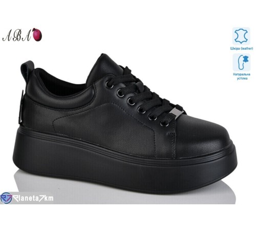 Кросівки жіночі на весну/осінь (8 пар р.36-41) чорний  "Aba"