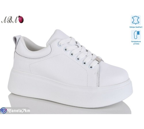 Кросівки жіночі на весну/осінь (8 пар р.36-41) білий  "Aba"