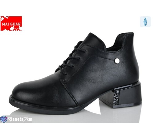 Черевики жіночі на весну/осінь (8 пар р.36-41) чорний  "Maiguan"