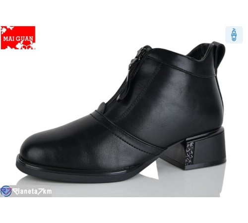 Черевики жіночі на весну/осінь (8 пар р.36-41) чорний  "Maiguan"