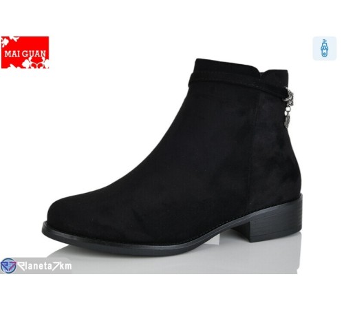 Черевики жіночі на весну/осінь (8 пар р.36-41) чорний  "Maiguan"