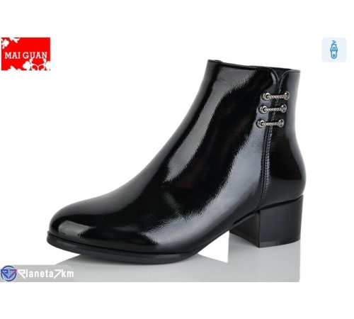 Черевики жіночі на весну/осінь (8 пар р.36-41) чорний  "Maiguan"