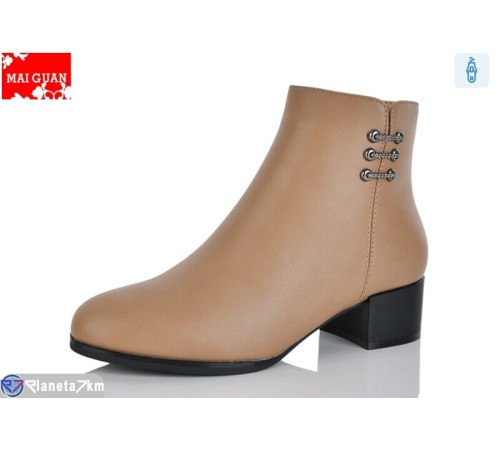 Черевики жіночі на весну/осінь (8 пар р.36-41) коричневий  "Maiguan"