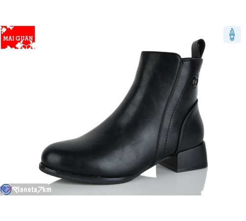 Черевики жіночі на весну/осінь (8 пар р.36-41) чорний  "Maiguan"