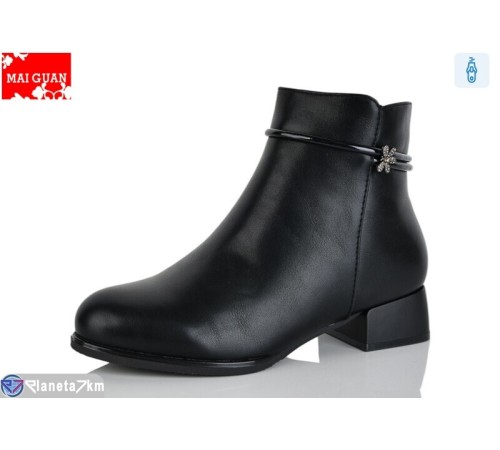 Черевики жіночі на весну/осінь (8 пар р.36-41) чорний  "Maiguan"
