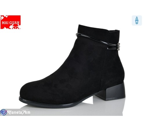 Черевики жіночі на весну/осінь (8 пар р.36-41) чорний  "Maiguan"