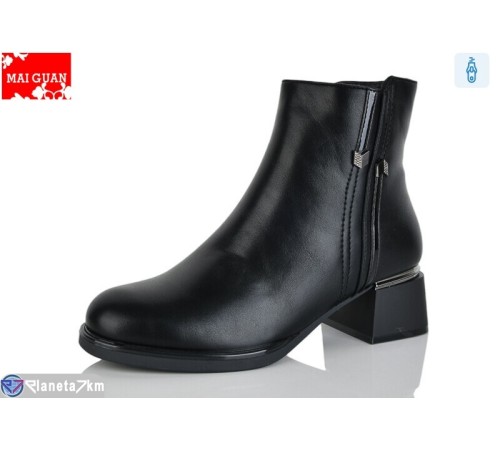 Черевики жіночі на весну/осінь (8 пар р.36-41) чорний  "Maiguan"