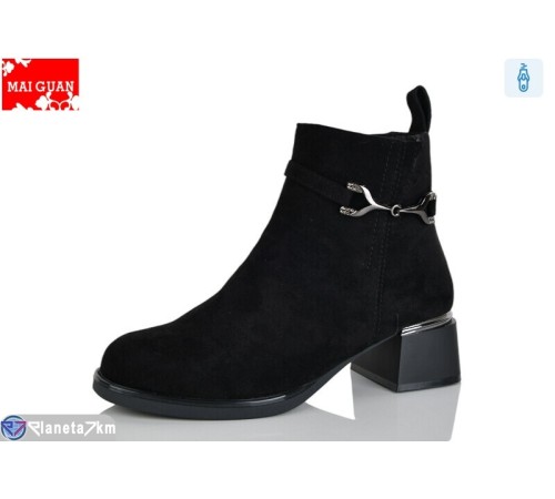 Черевики жіночі на весну/осінь (8 пар р.36-41) чорний  "Maiguan"