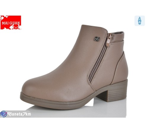 Черевики жіночі на весну/осінь (8 пар р.36-41) коричневий  "Maiguan"