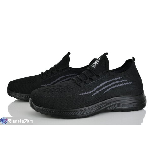 Кросівки чоловічі на весну/осінь (8 пар р.45-48) чорний  "LAIFA"