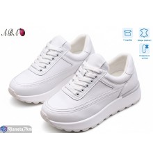 Кросівки жіночі на весну/осінь (8 пар р.36-41) білий  "Aba"