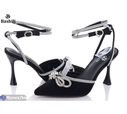 Дитячі туфлі на літо (8 пар р.33-39) чорний  "Башили"