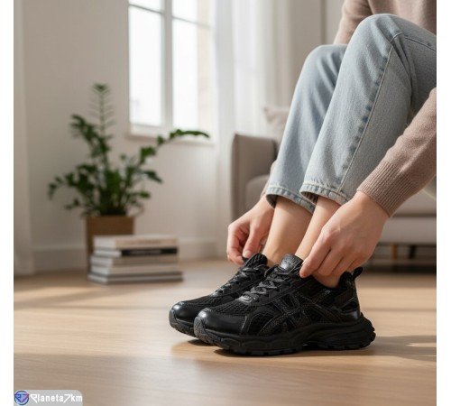 Кросівки жіночі на весну/осінь (8 пар р.36-41) чорний  "Fudian"