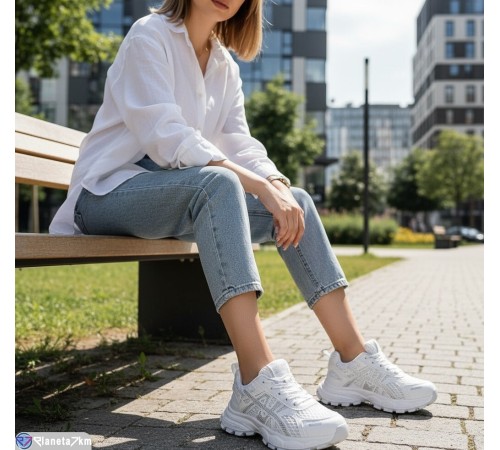 Кросівки жіночі на весну/осінь (8 пар р.36-41) білий  "Fudian"