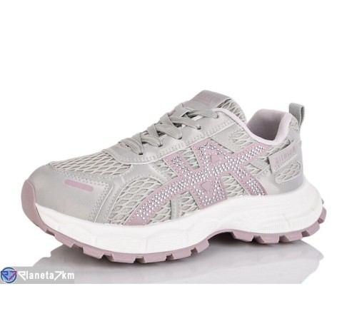 Кросівки жіночі на весну/осінь (8 пар р.36-41) сірий  "Fudian"