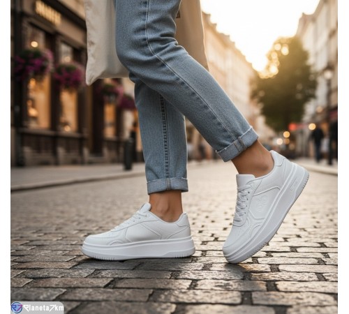 Кросівки жіночі на весну/осінь (8 пар р.36-41) білий  "Fudian"