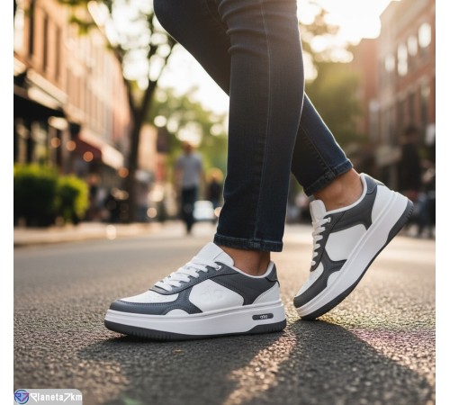 Кросівки жіночі на весну/осінь (8 пар р.36-41) білий  "Fudian"