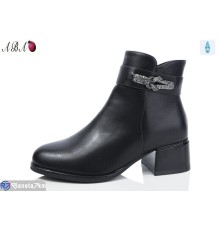 Черевики жіночі (8 пар р.37-41) чорний  "Aba"