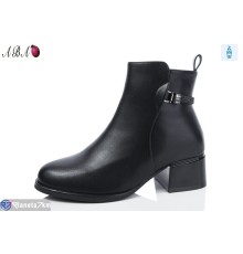 Черевики жіночі (8 пар р.37-41) чорний  "Aba"