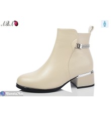 Черевики жіночі (8 пар р.37-41) бежевий  "Aba"