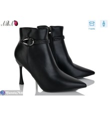 Черевики жіночі (8 пар р.36-40) чорний  "Aba"