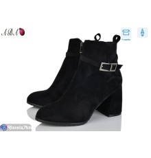 Черевики жіночі (8 пар р.36-40) чорний  "Aba"