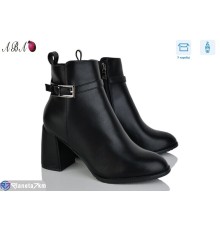 Черевики жіночі (8 пар р.36-40) чорний  "Aba"