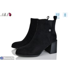 Черевики жіночі (8 пар р.36-40) чорний  "Aba"