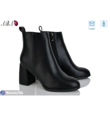 Черевики жіночі (8 пар р.36-40) чорний  "Aba"