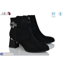 Черевики жіночі (8 пар р.36-40) чорний  "Aba"