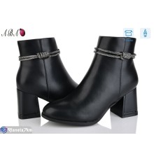 Черевики жіночі (8 пар р.36-41) чорний  "Aba"