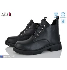 Черевики жіночі (8 пар р.36-41) чорний  "Aba"