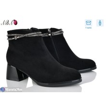 Черевики жіночі (8 пар р.36-40) чорний  "Aba"