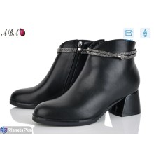 Черевики жіночі (8 пар р.36-40) чорний  "Aba"