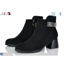 Черевики жіночі (8 пар р.36-40) чорний  "Aba"