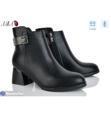 Черевики жіночі (8 пар р.36-40) чорний  "Aba"