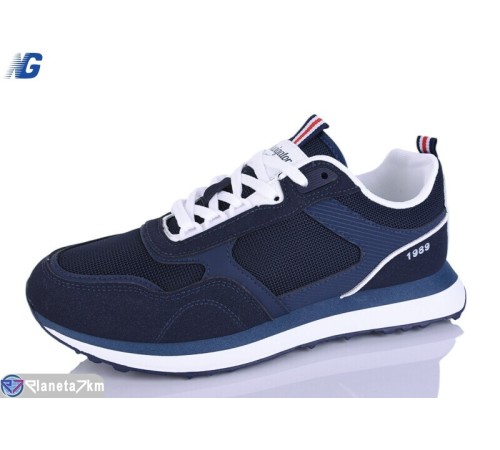 Кросівки чоловічі на весну/осінь (8 пар р.41-45) синій  "Navigator"