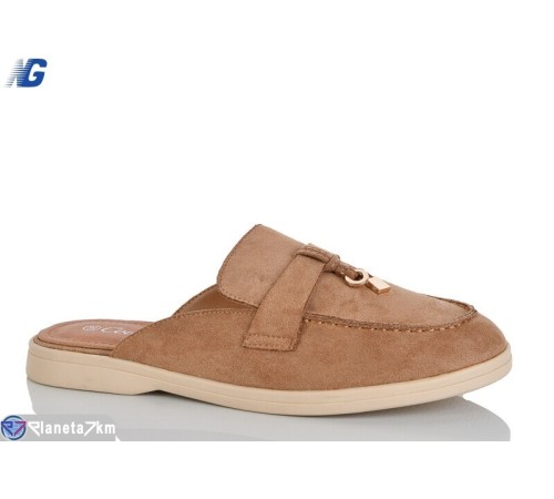 Жіночі сабо на літо (8 пар р.36-41) коричневий  "Navigator"