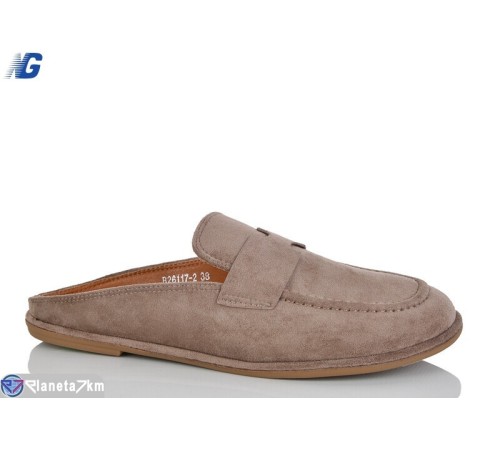 Жіночі сабо на літо (8 пар р.36-41) коричневий  "Navigator"